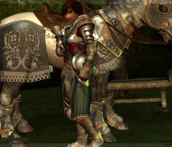 Bretonnia Knight and Horse Porn Comics